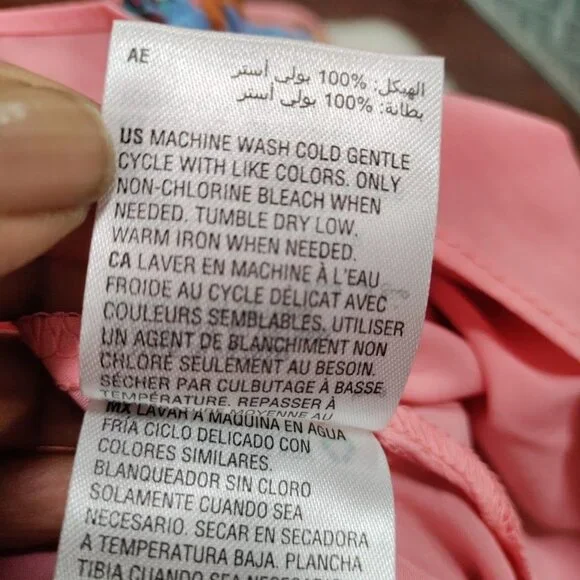 Bar III Women's Multicolor Floral Off-Shoulder Floral Ruffle Top Size Medium - Picture 7 of 12